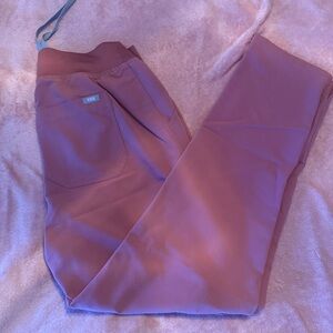 women's Mauve Yola™ High Waisted 2.0 - Skinny Scrub Pants - M Figs Scrub Pants